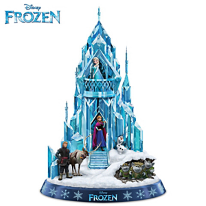 Disney FROZEN Ice Palace of Elsa Sculpture Plays "Let It Go"